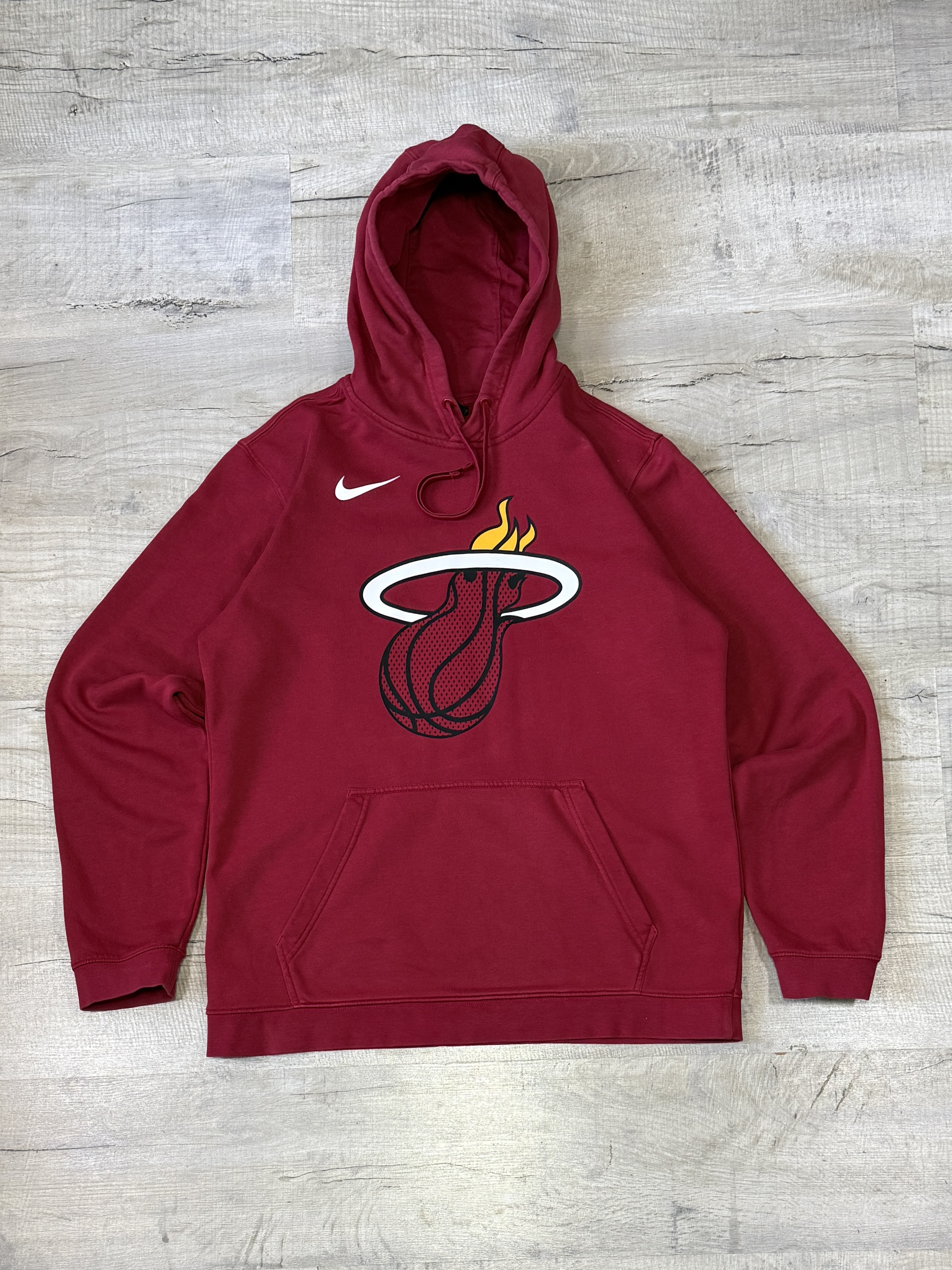 Sudadera roja Nike NBA Miami Heat talla L